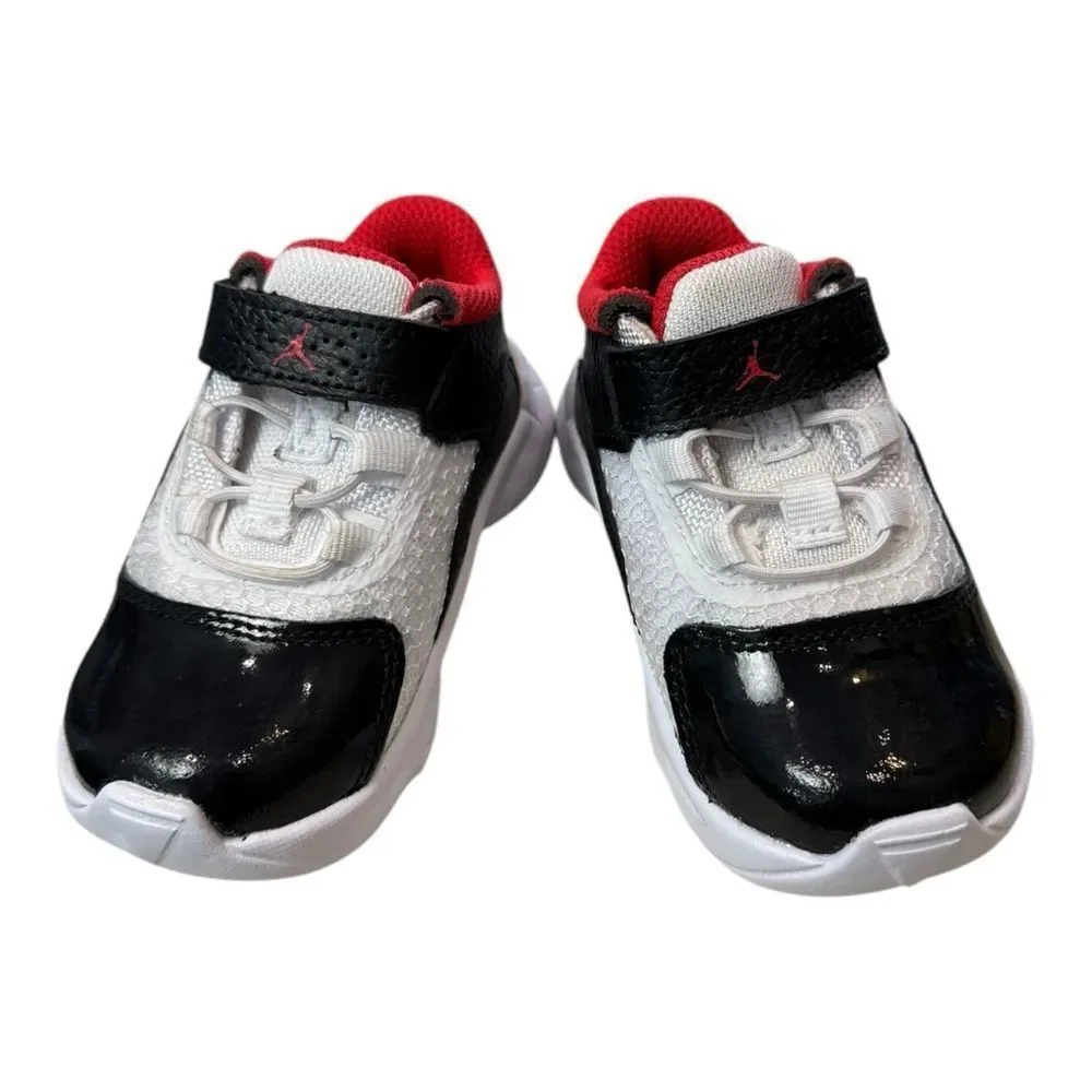 Air Jordan 11 Cmft Low 'White Red Black' CZ0906-160 Toddler Baby Sneakers 5C